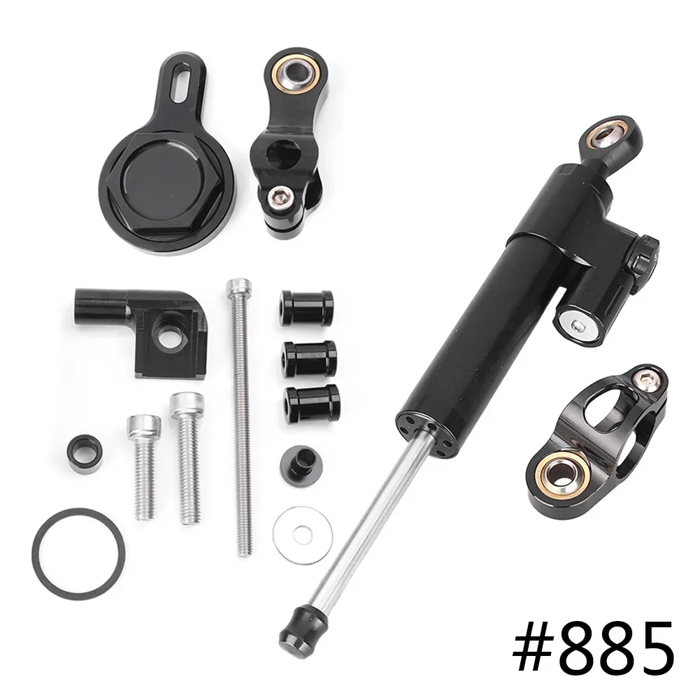 CNC For Yamaha YZF R1 1999 2000 2001 2002 2003 2004 2005 Steering Damper Stabilizer Saftety Control w/ Mounting Bracket Holder