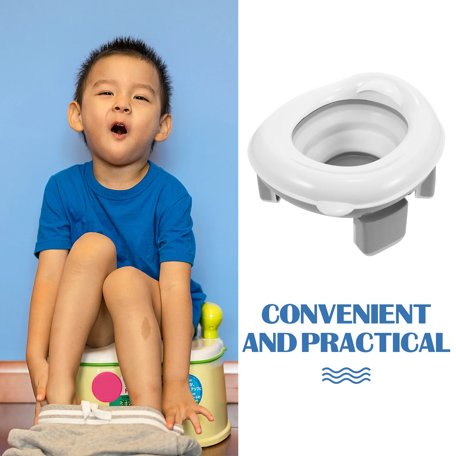 Children's Toilet Travel Potty for Car Portable Urine Bucket Seat Tpe Toddler