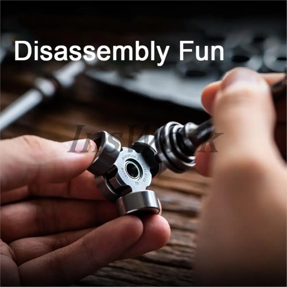 LAUTIE Fingertip Gyro Accessories Scepter Connecting Rod DIY Decompression Toy Artifact Spinner Adult Antibstress Figt Toys