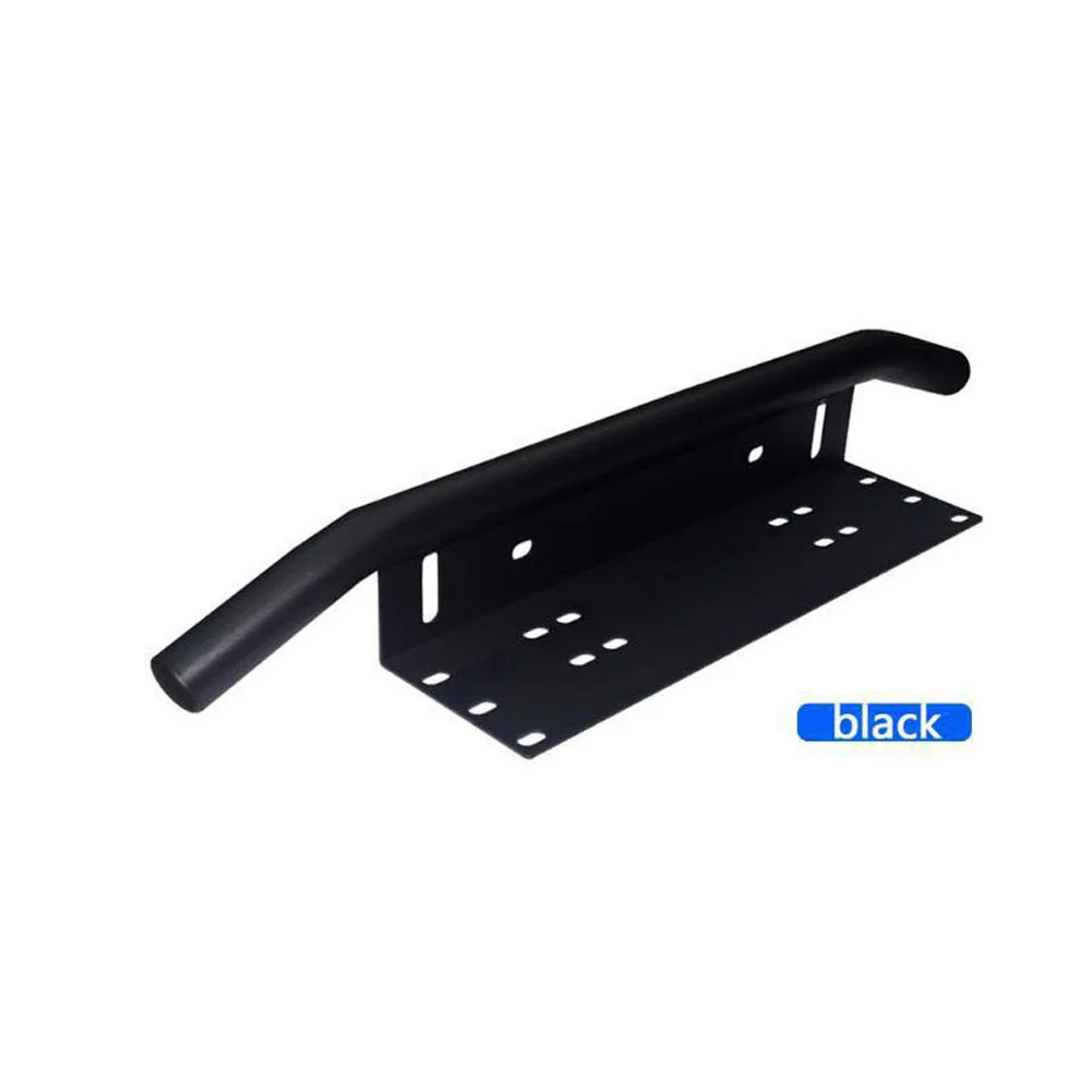 Car License Plate Light Frame Holder Front Bumper Auxiliary Lamp Light Bar Mounting Bracket Modified Parts