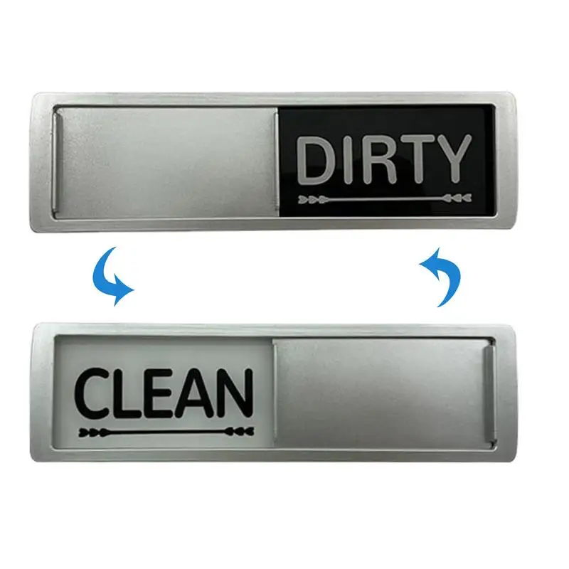 Dishwasher Magnet Clean Dirty Sign Non-Scratch Indicator Strong Magnet Ideal Signs Easy To Read For Home Kitchen Accessories