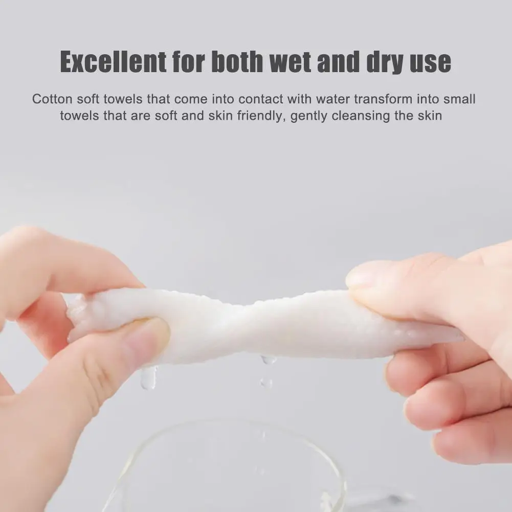 1Roll Cotton Disposable Face Towels Baby Facecloth Washable up Make Wet Facial Napkin Tissue Bathroom Skincare Wipes Towel N0Y1