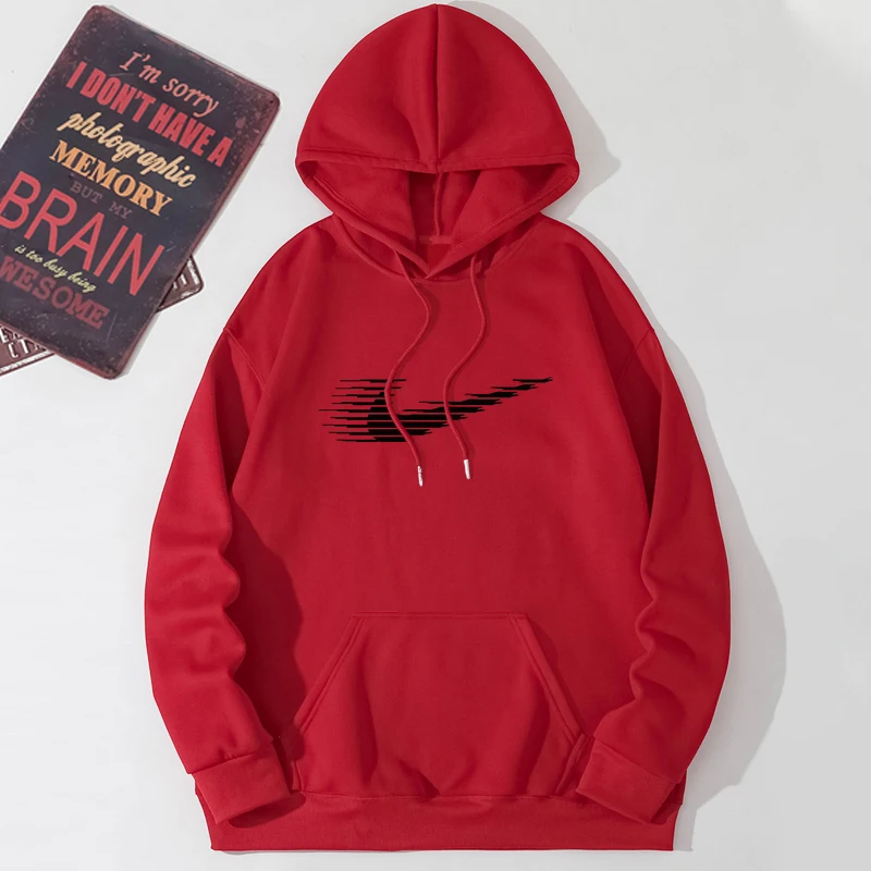 

Men's Sports Brand Hip-hop Hooded Sweater Loose Vintage Sweatshirt Casual Top Street Gym Clothing