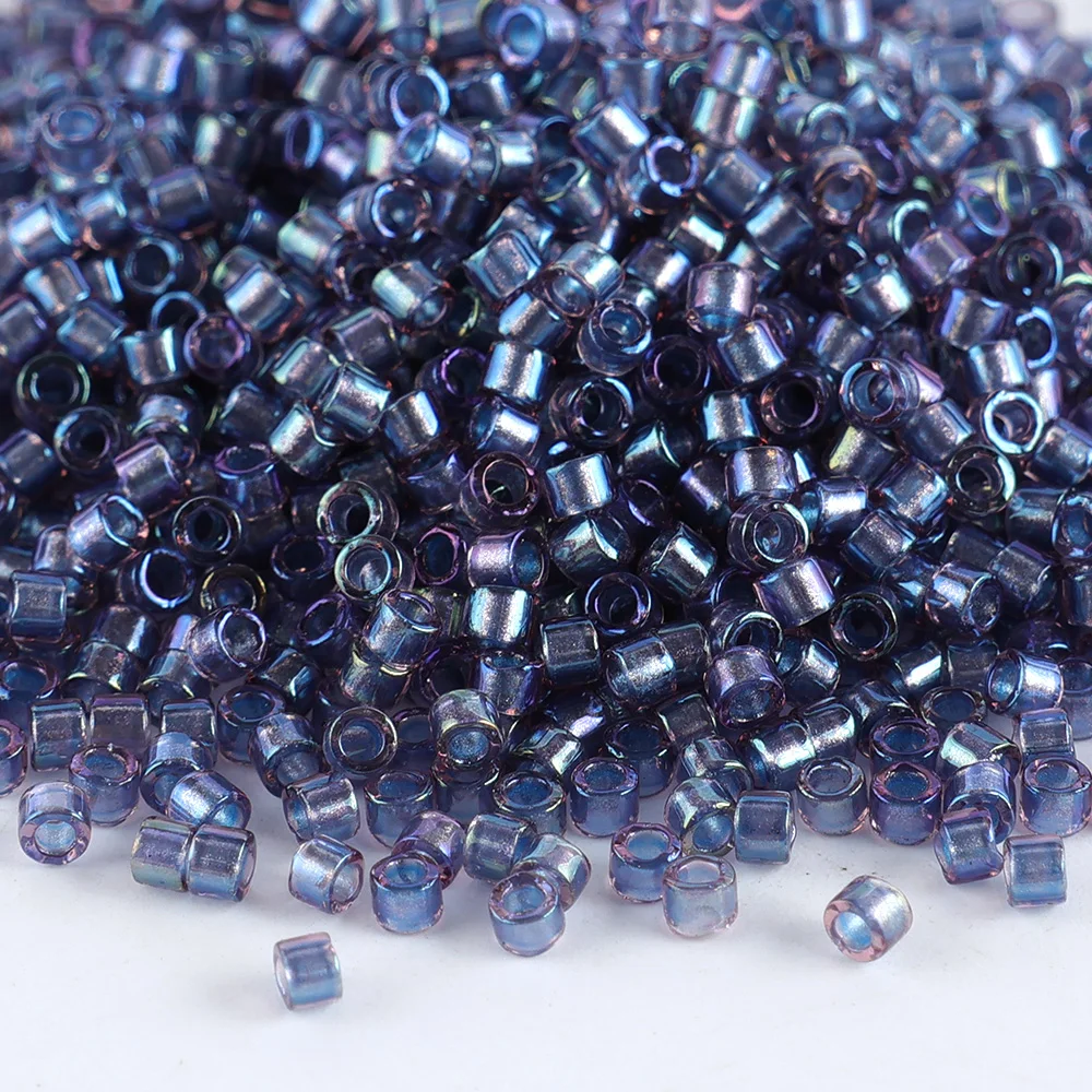 Importiert aus Japan MIYUKI DB11/0 Delica Perlen, Dyeing Core Illusion Serie, 10g Tube, Schmuckzubehör, geeignet für DIY All Kin – Detail 6