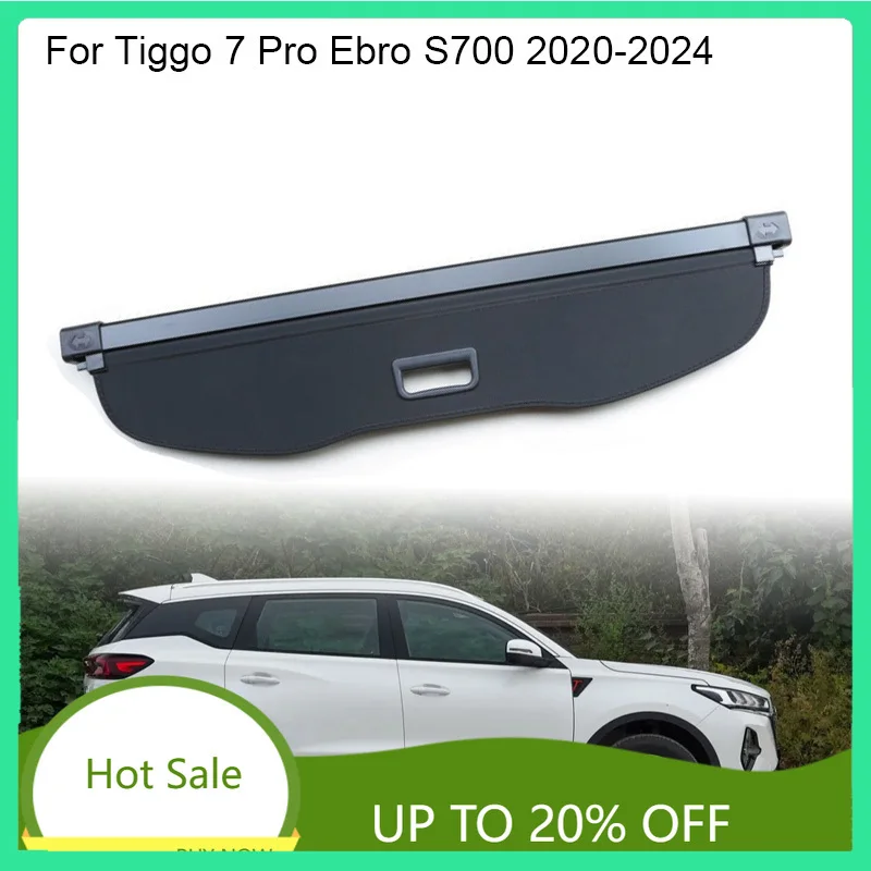 Nueva Cubierta de Maletero para Ebro S700, para Chery Tiggo 7 Pro Max, Trasera, Xcite X-Cross 7 2020-2024, Protector de Maletero