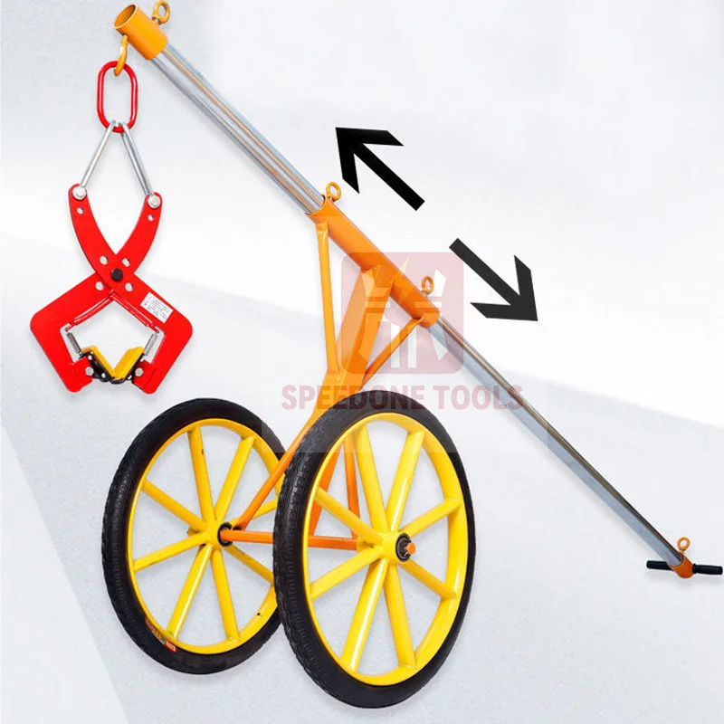 Curbstone Transporter Roadstone Mover Stone Moving Tool For Curbstone Installation Laying With Curbstone Transport Cart