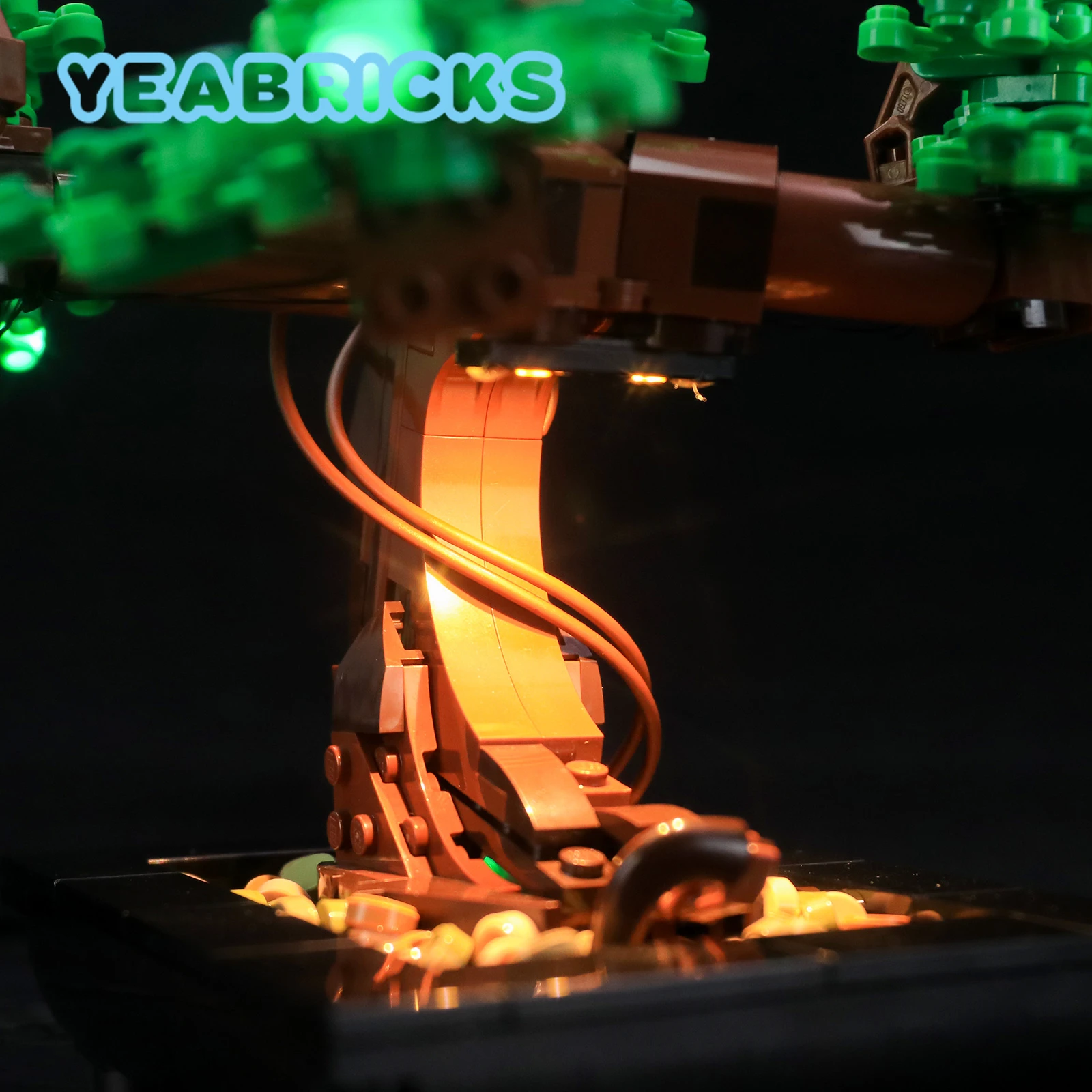 YEABRICKS LED Light Kit for 10281 Green Bonsai Tree Building Blocks Set (NOT Include the Model) Bricks Toys for Children