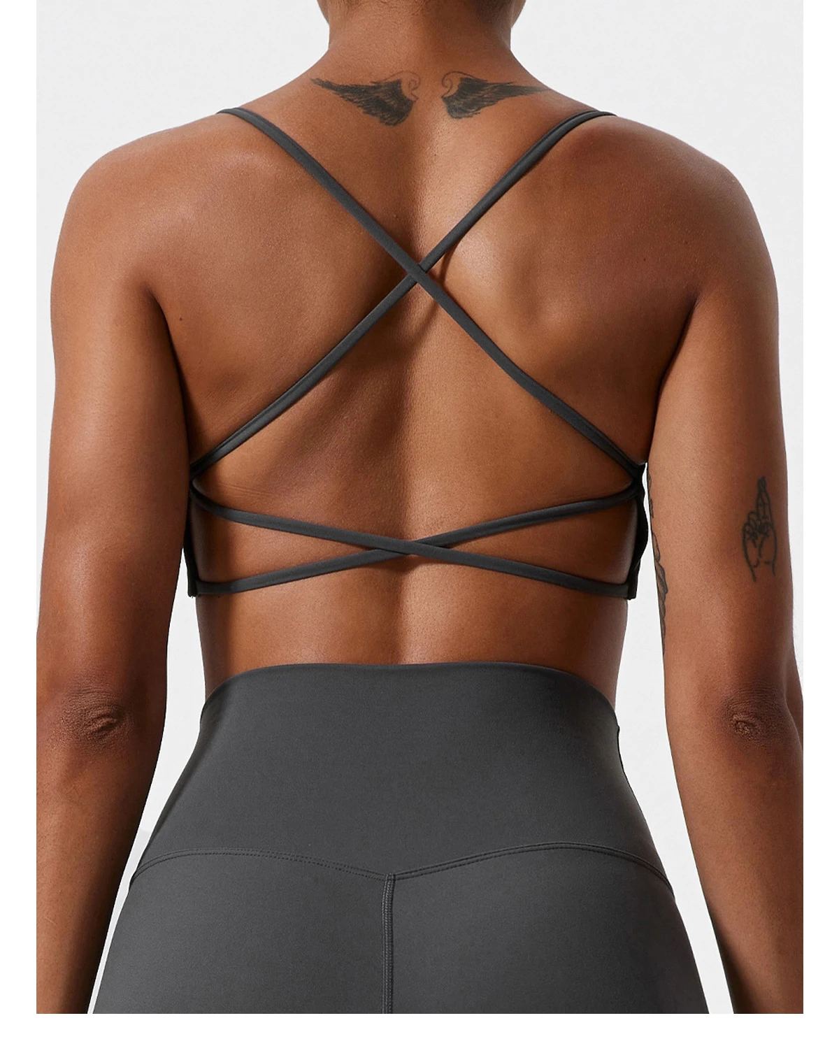 Hearuisavy Sommer Damen Sport-BH Unterwäsche Sportbekleidung Gym-Top Yoga-Kleidung Atmungsaktiv Schnelltrocknend Lauf-Pilates-Fitness-Top – Detail 23