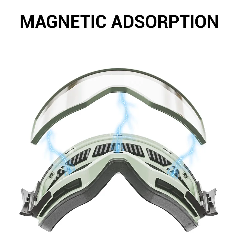 KAPVOE Color Photochromic Ski Goggles Double Magnet adsorpt Layers UV400 Skiing Mask Snowboard Winter Sports Snow Goggles