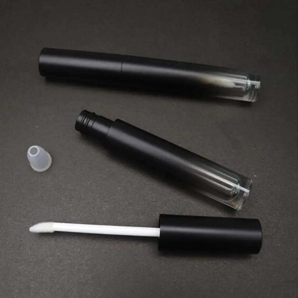 Paquete de 3 tubos de lápiz labial brillantes recargables, contenedores para labios