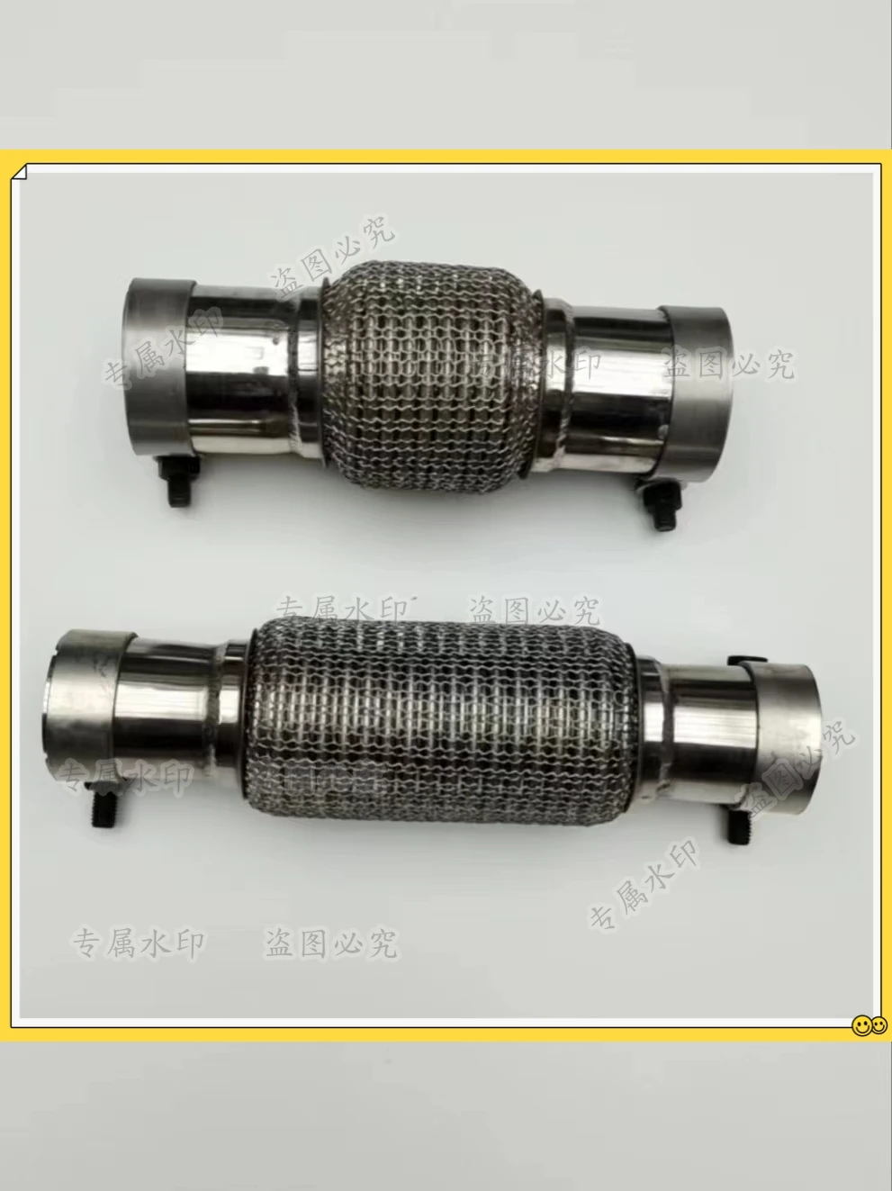 

Welding-free car and truck exhaust pipe soft connection, bellows five-layer thickened 304 stainless steel 63-76