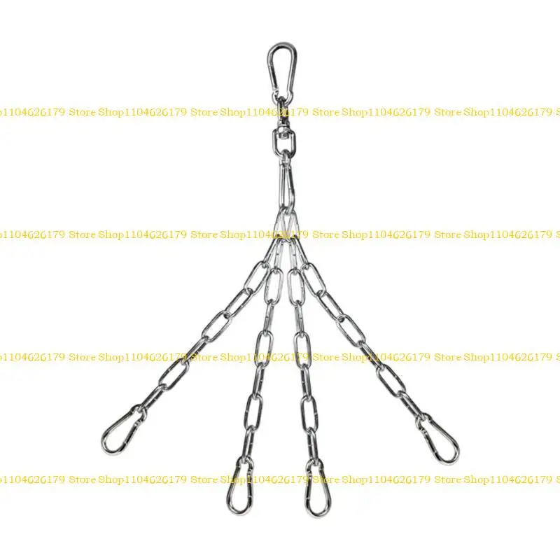 

A1A2 Strong Bag Hanger Boxing Bag Connecting Hook Chain with 4 Snapping Hook