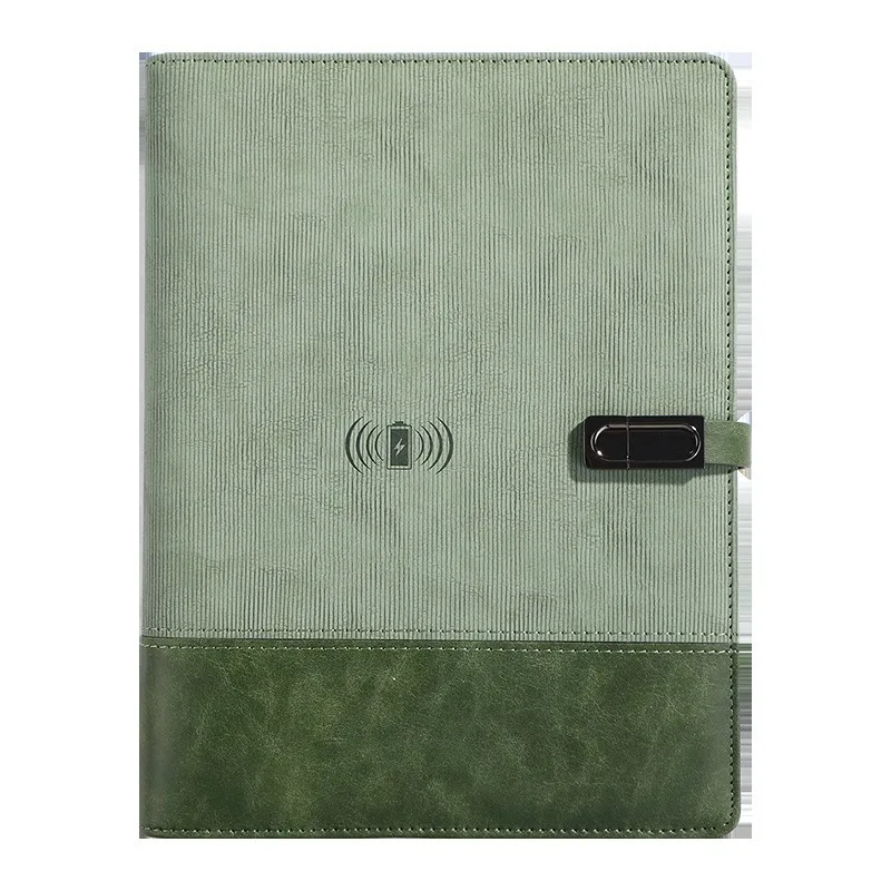 دفتر ذكي شحن لاسلكي 8000 مللي أمبير في الساعة مزود طاقة للطلاب مصمم رجل الأعمال تسجيل الملاحظات بلوتوث الكتابة المفكرة #6