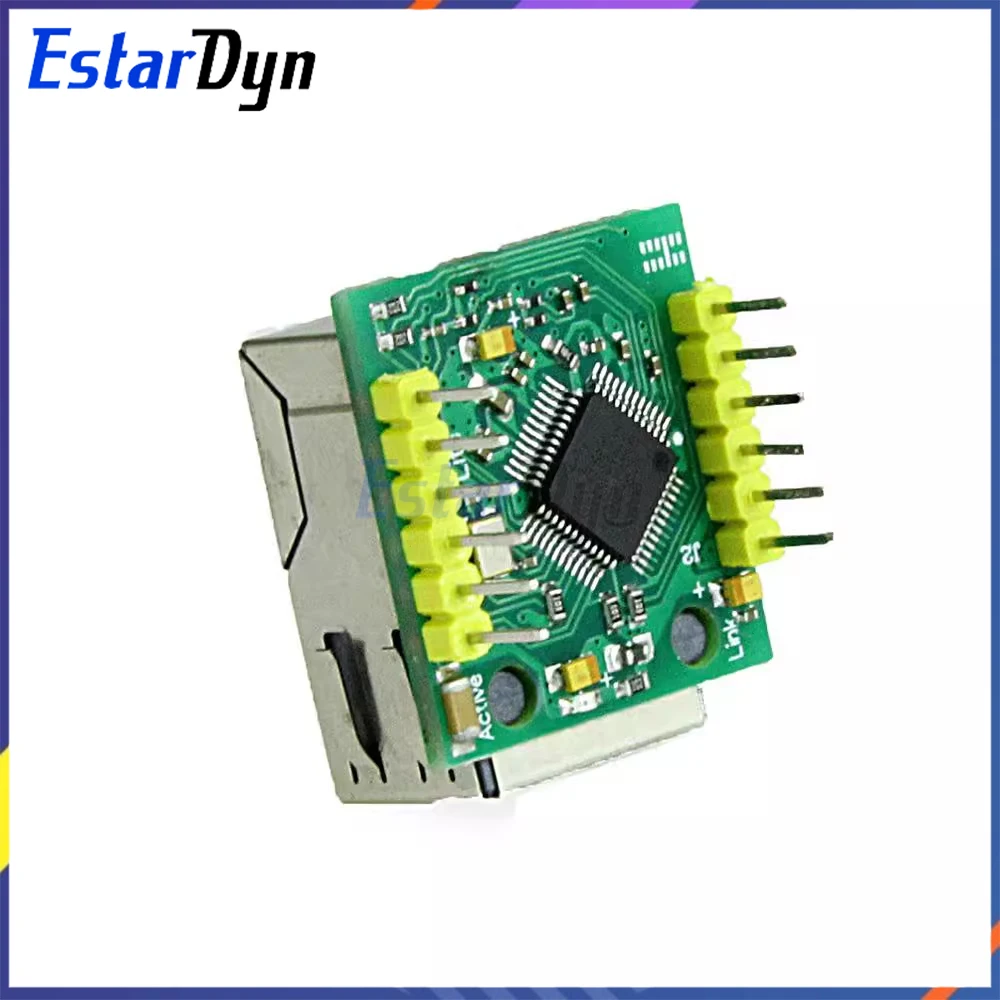 W5500 Ethernet-модуль SPI-LAN TCP/IP Сетевой модуль 8 розеток для STM32 Arduino DIY 3,3 В
