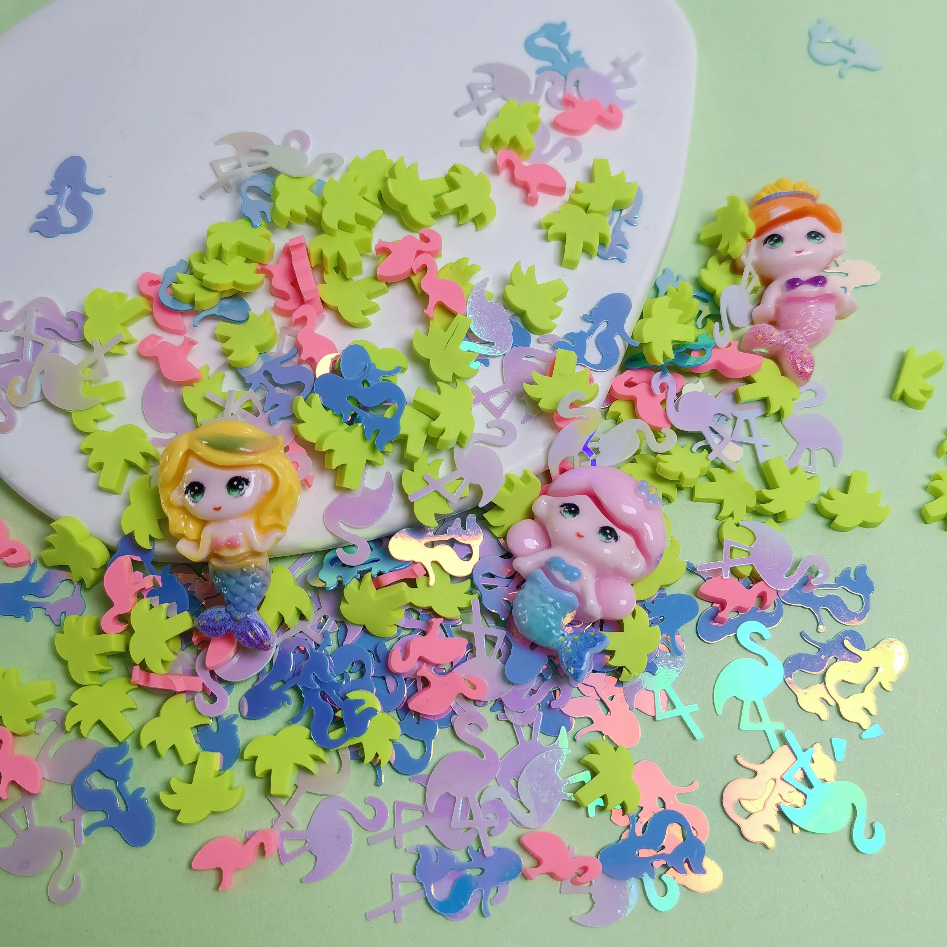 Смесь блесток для слаймов и де – обзор и цена Resin Art Tree