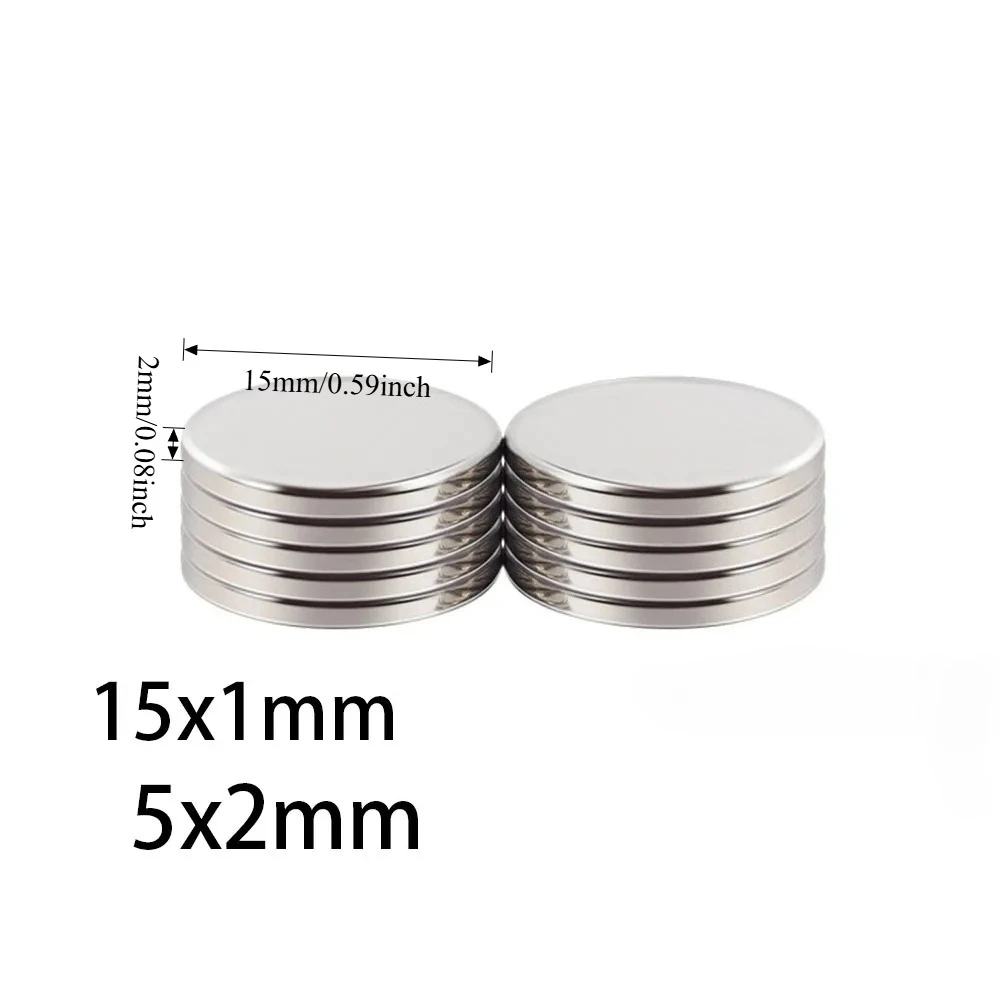AliExpress NONE N45 15x1mm 15x2mm Magnet  Neodymium Nickle Ebike Search Magnetic Motor Scooter Fridge Motor Generation Factory Aiment Strong