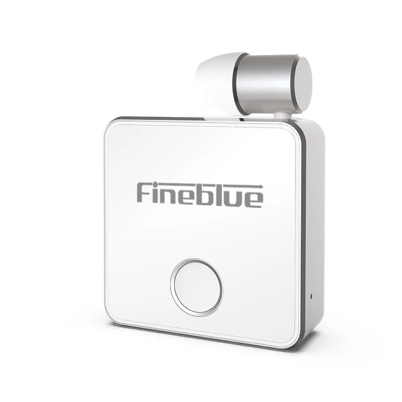 Fineblue-auriculares inalámbricos F1 Pro con Bluetooth 5,0, dispositivo de audio con Clip, para negocios, retráctil, vibrador, manos libres