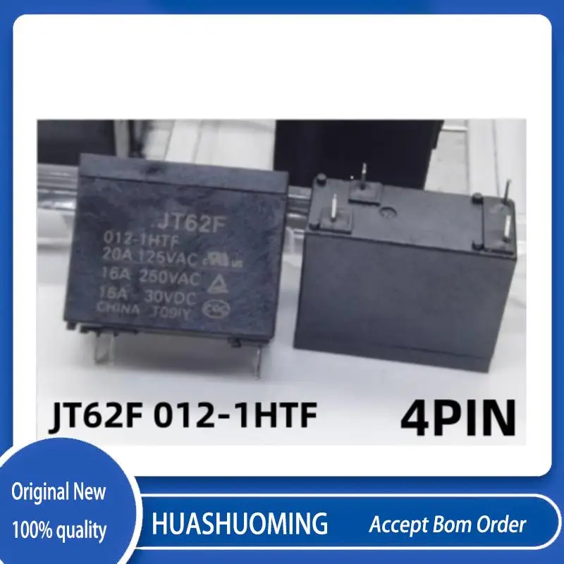 NEW 10PCS/LoT   JT62F 012-1HTF  JT62F-012-1HTF  JT62F 012 1HTF  JQX-62F 302P-1AH-C  4PIN   12V