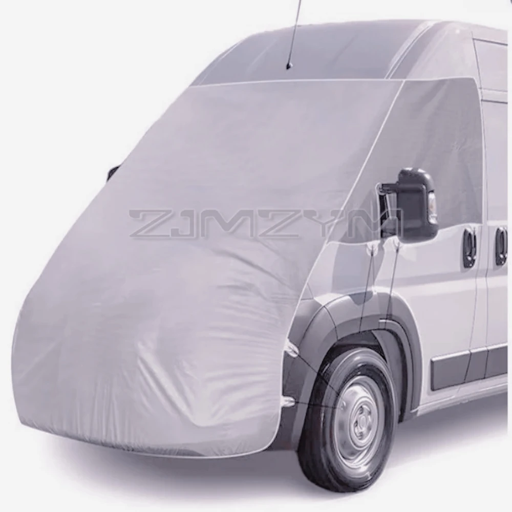 

ZV-Caravan RV Bonnet Cover Bra Leaf Car Protector Tailgate Sunshade & Rain Awning Tent Heat Insulation Waterproof Dustproof