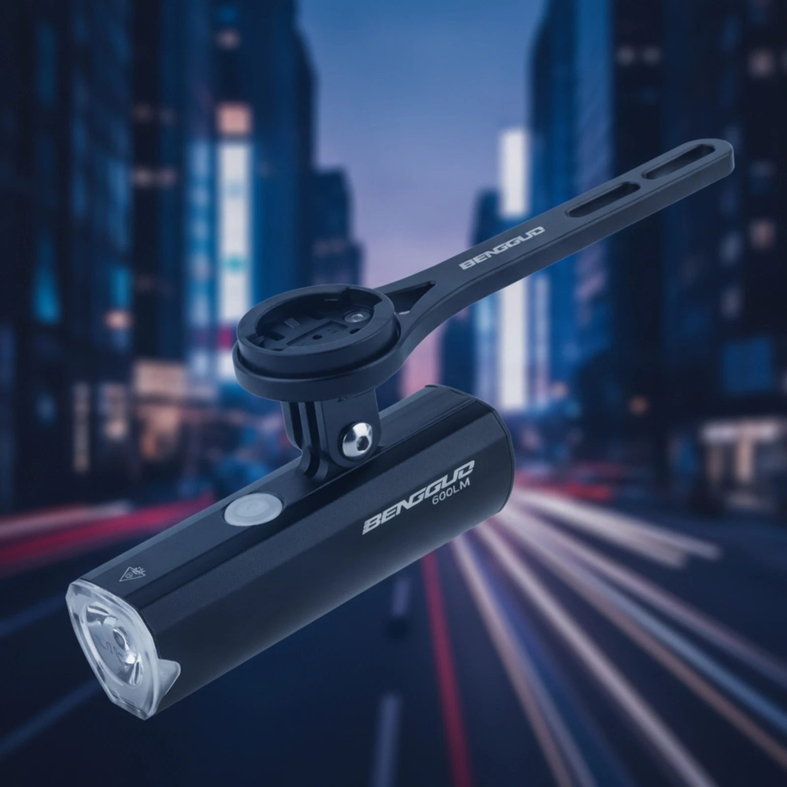 Bike Computer Mount Extension Rigid Handlebar Mount Extension Bracket Universal Compact for Cyclists, Night Rides