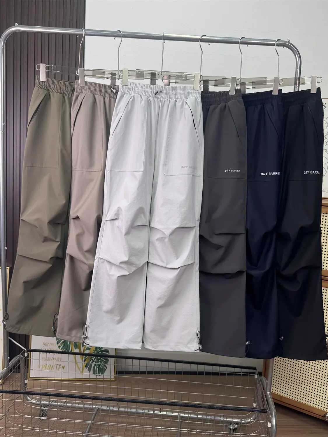 Comfortable Outdoor Functional Straight Leg Paratrooper Pants Waterproof Windproof Four-Dimensional Elastic Soft ell Jaet