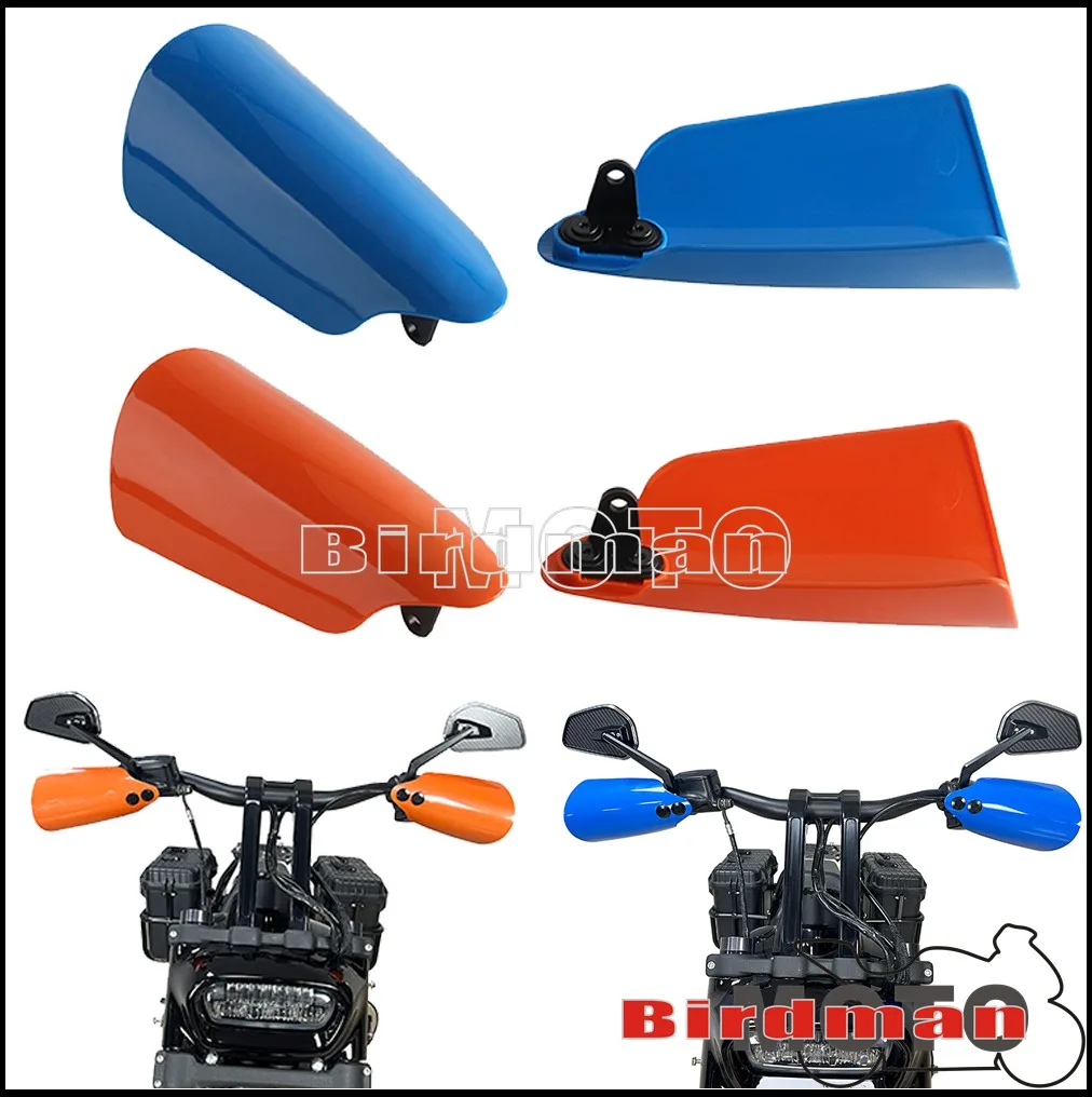 Motorcycle  Accessories For Harley Touring Street Glide FLHT FLHXSE 2014-2020 PP Handguards With Black Coated Aluminium Mount