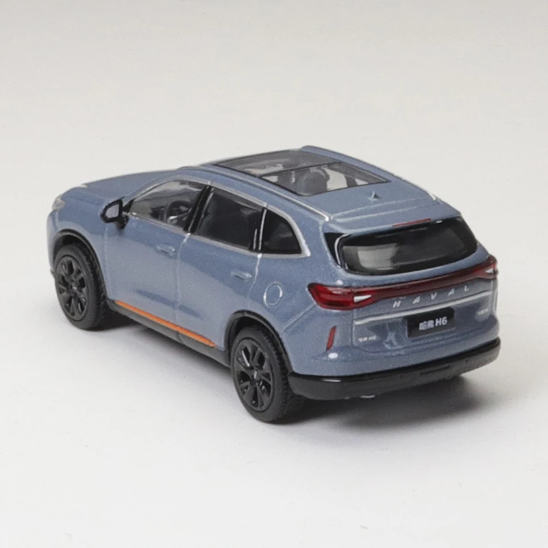 XCARTOYS 1/64 Simulation Alloy Car Model Great Wall Haval Third-generation H6 SUV High-order Gray Kids Xmas Gift Toys for Boys