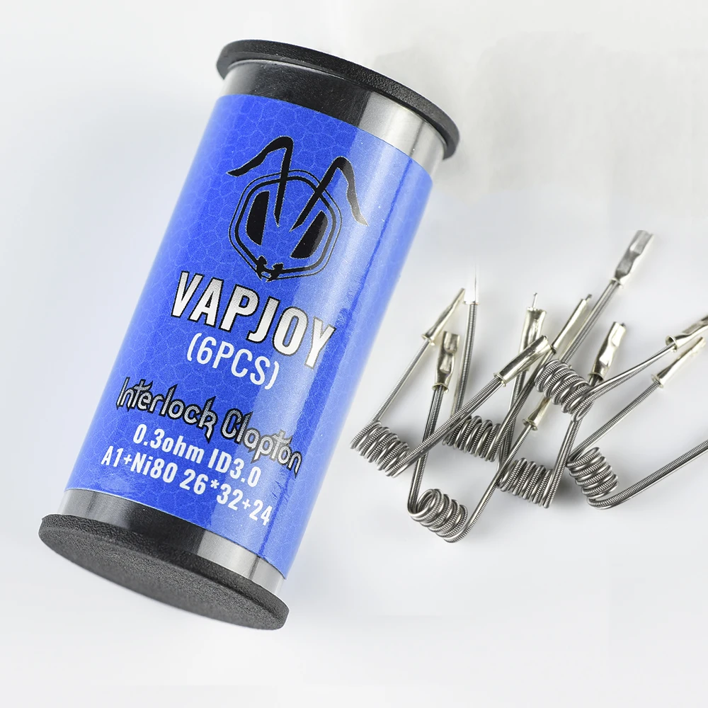 6pcs InterLock Wire A1+Ni80 26x32+24AWG ID3.0 0.3ohm Resistance Accessary