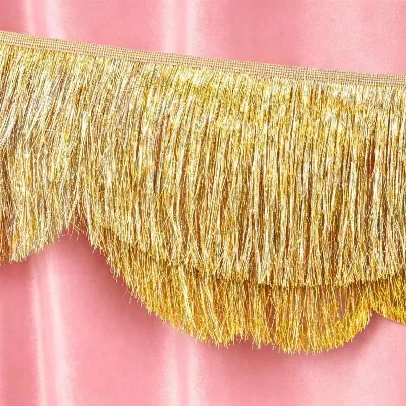 New Multicolor Drizzle Garland Encryption Metallic Foil Fringe Thickening Background Ornament Tassel String Party Supplies