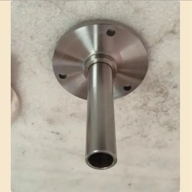 

112mm Flange Rear Base Plate Adapter Connecting Rod for 80/100 Chuck Compatible with K11-80 K12-80 K11-100 K12-100 Chucks