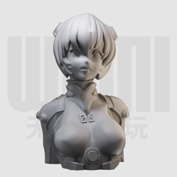 1/10 Bust GK Resin White Model figure Model