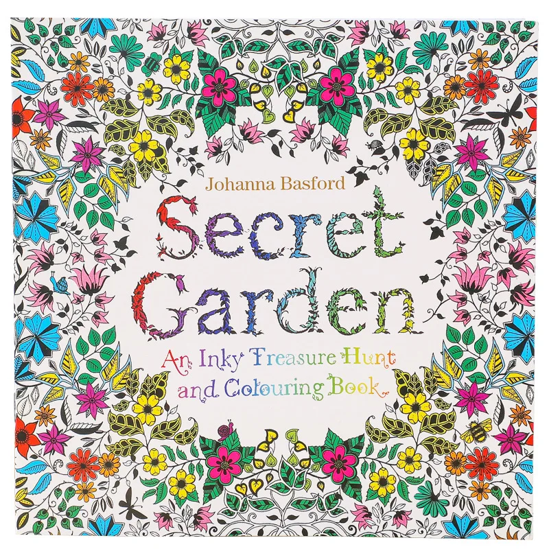 Montessori Toys Secret Garden Coloring Book Adult Adult Stress Relief Hand-painted Coloring Book Student Coloring Painting Book