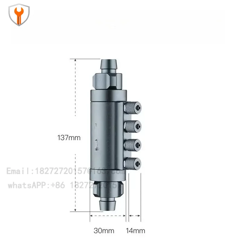 Titration Pump Diverter with Nitrifying Bacteria Liquid Fertilizer Additive Shunt Quantitative Check Burette Bracket for Gardeni