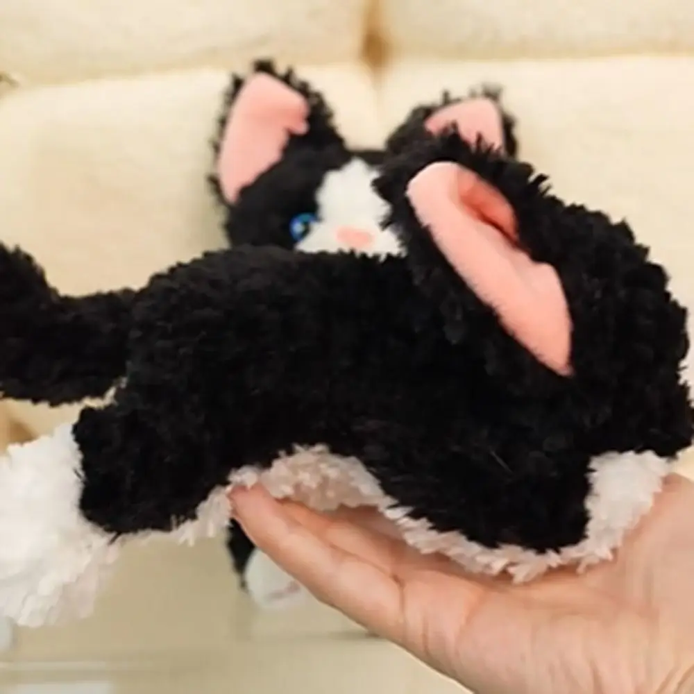 Muñequera rizada gato muñeca colgante Animal suave gato rizado juguete de peluche llavero comodidad dibujos animados alemán gato rizado muñeco de peluche decoración del hogar