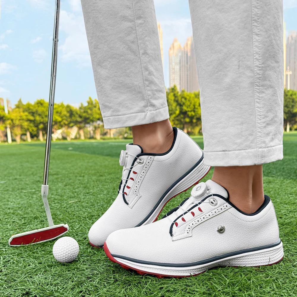 

Men Golf Professional Shoes Male Golfing Outdoor Cushioning Sneakers Waterproof Golfing Sneakers