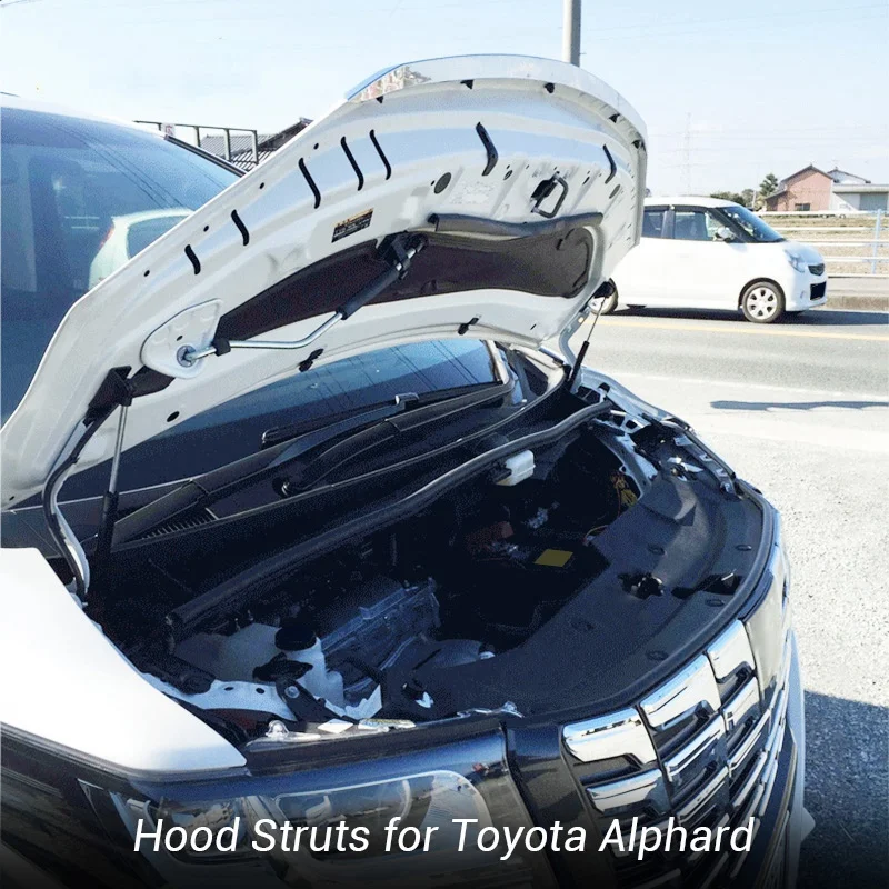 

Для Toyota Alphard Vellfire AH30 2015-2023 2 шт. газовые стойки передний капот модифицированный подъемник опора амортизатора опорные стержни