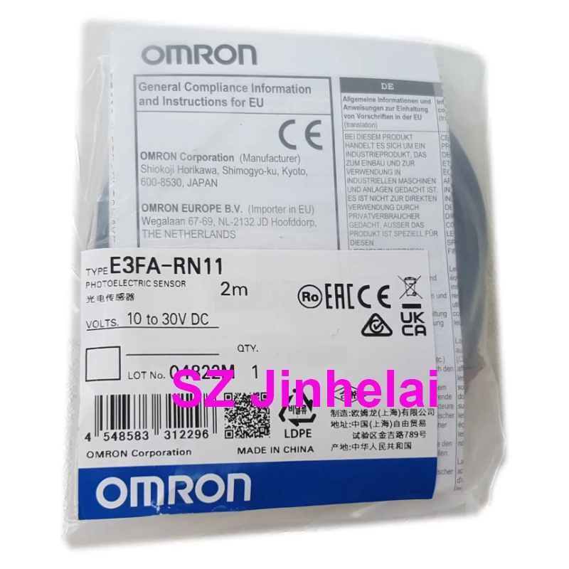 Authentic Original Omron 2M Photoelectric Switch Sensor Switches NPN E3FA-RN11 E3FA-VN11 E3RA-RP11