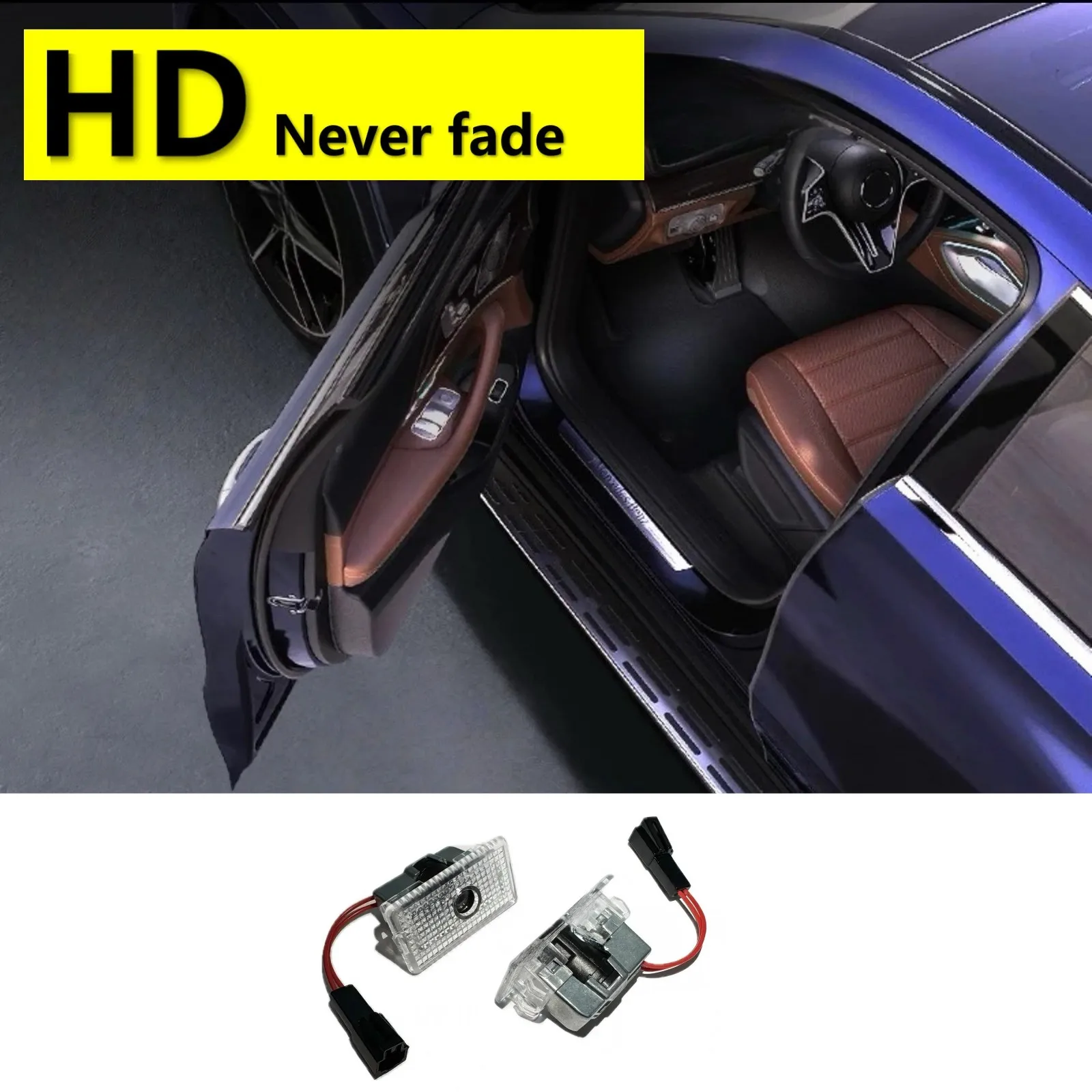 HD LED Car Door Projector Ghost Shadow Welcome Light For TESLA Model 3 Y RWD S X 2019-2026 2025 2024 2023 2022 2021 Accessories