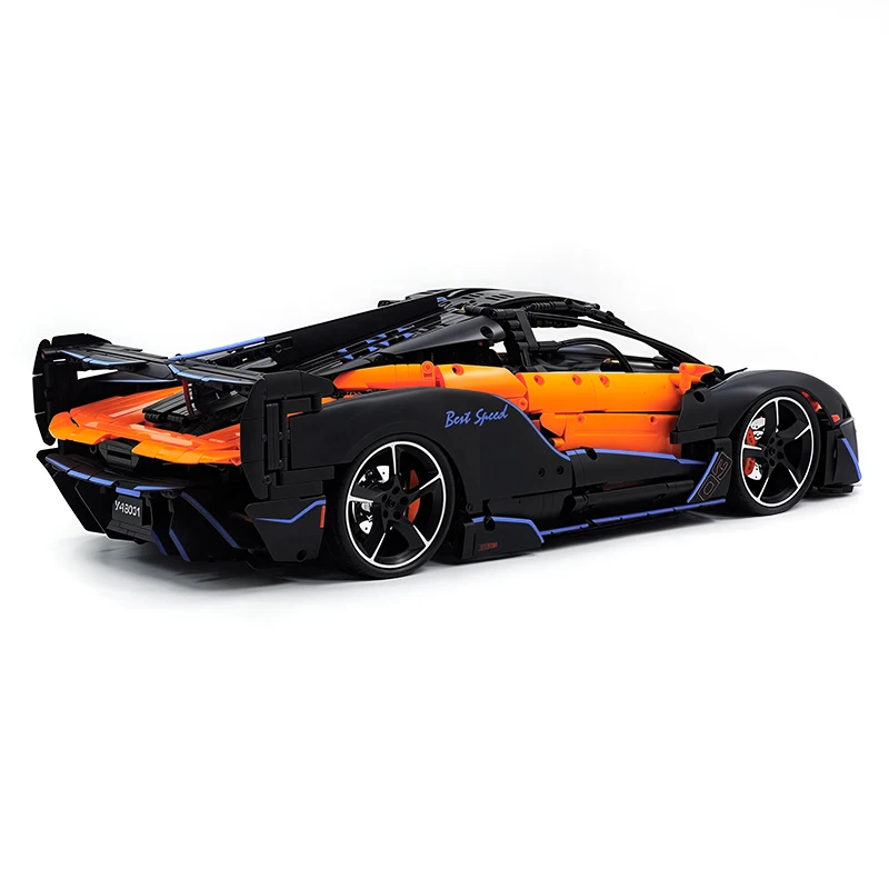 En STOCK Y18001 nouveau MOC technique RC blocs de construction de voiture de sport modèle briques de course assemblage jouets pour garçons coffret de cadeaux de noël