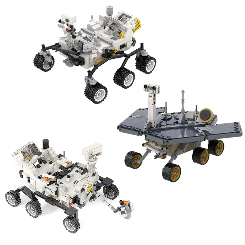 

MOC Space Exploration Car Mars Perseverance Rover Building Blocks Colleactors Universe Rocket Vehicle Bricks Toy For Children