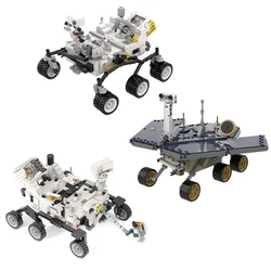 MOC Space Exploration Car Mars Perseverance Rover Building Blocks Colleactors Universe Rocket Vehicle Bricks Toy For Children