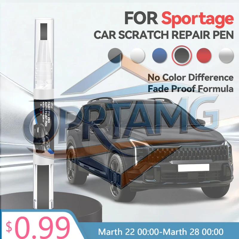 

2026 Hot Car Sticker For Kia Sportage 2010-2025 SL QL NQ5 Paint Repair Pen Touch Up Scratch Remover DIY Auto Accessories