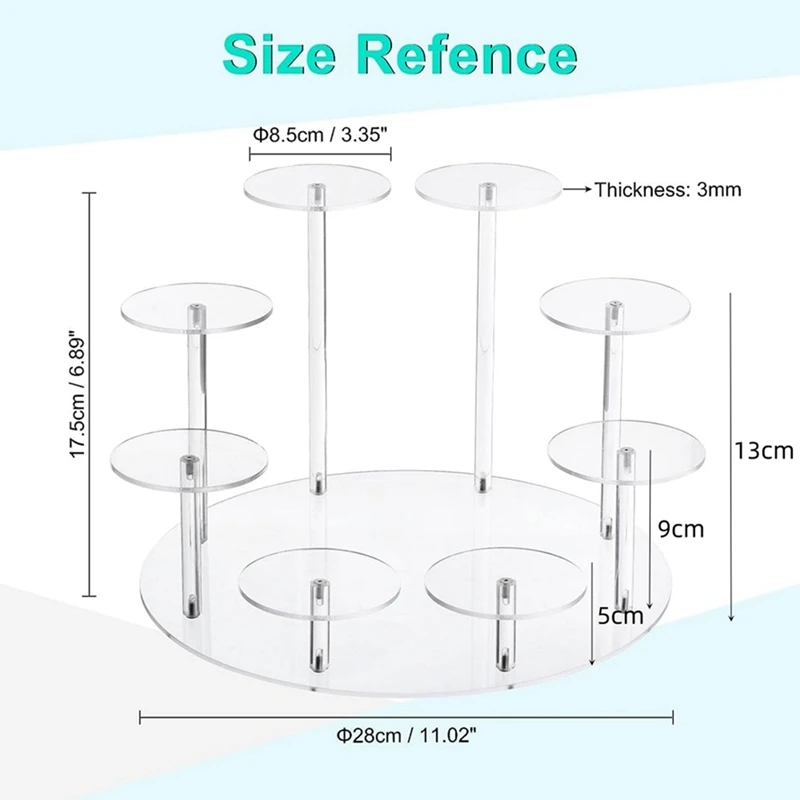 Présentoir Transparent pour Figurines d'Action, Support de Collection pour Jouets Poupées et Bijoux, 1 Pièce