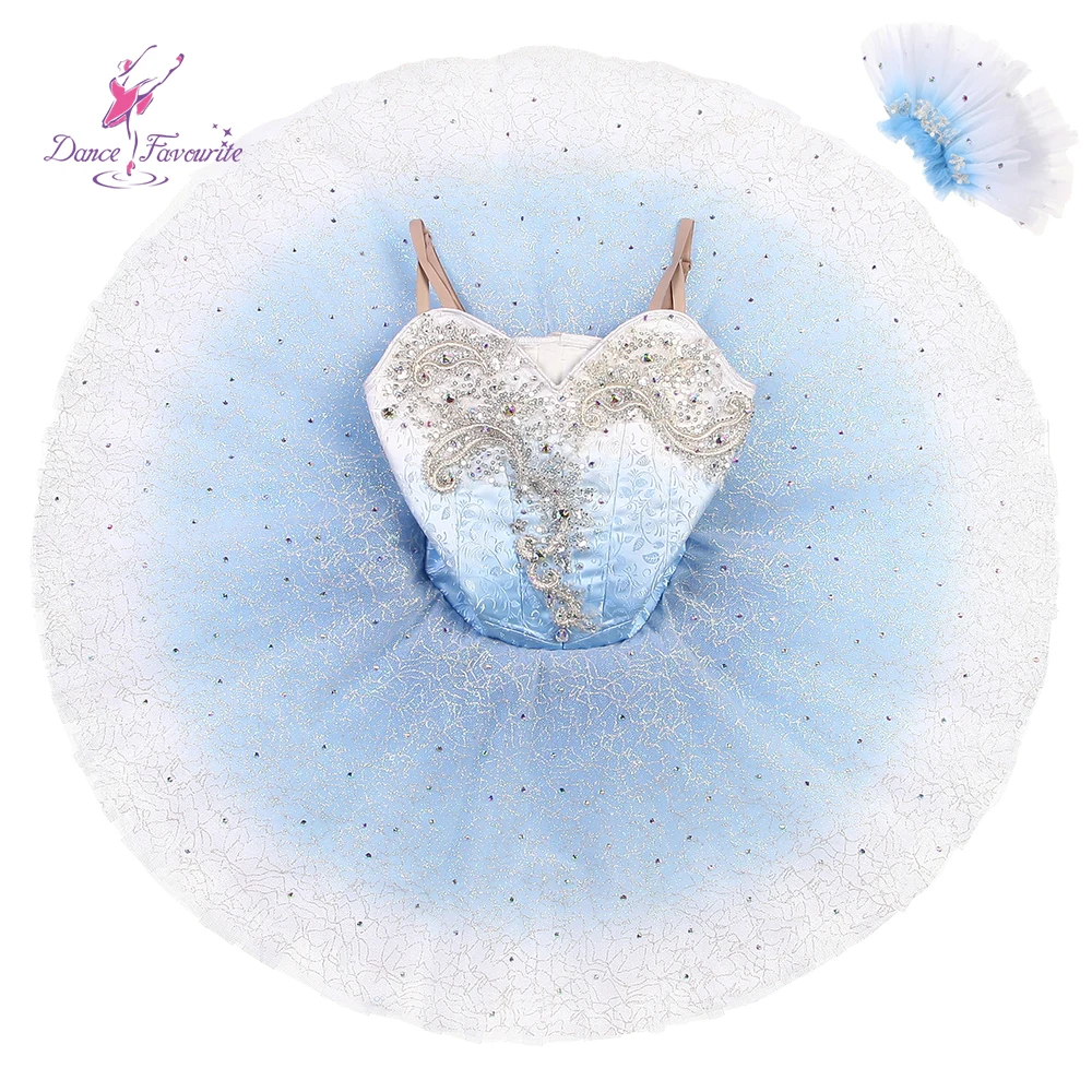 Dance Favourite Ballet Tutus B24046 Ombre Blue Professional Tutu Made -to-Order Ballet Tutus  Variation of Blue Bird