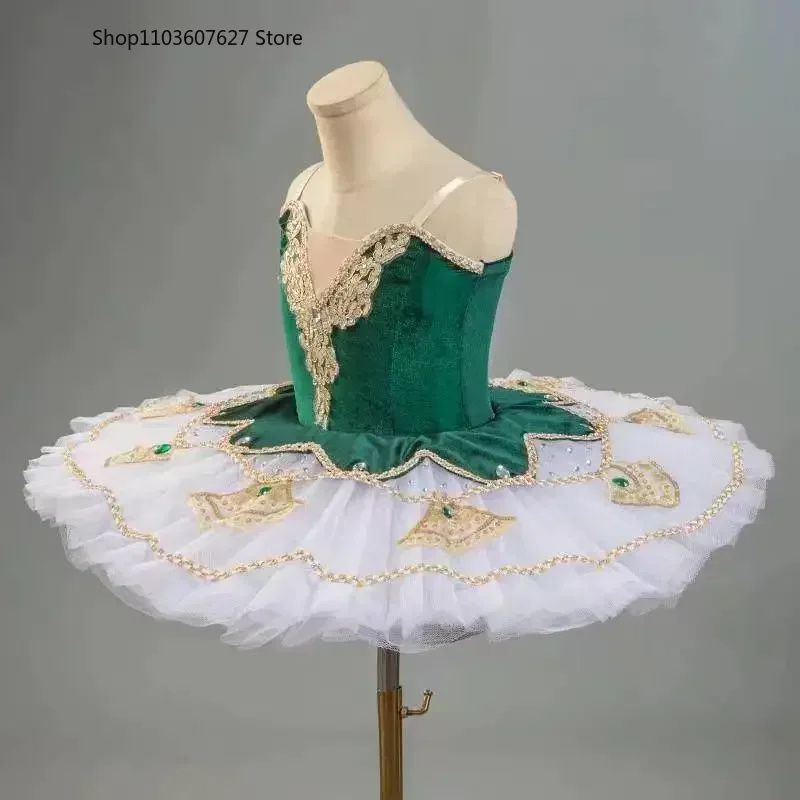 Green Ballet Short Skirt Ballet Children’s Swan Lake Clothing Red Ballet Girl Clothing Girl Dance Clothing