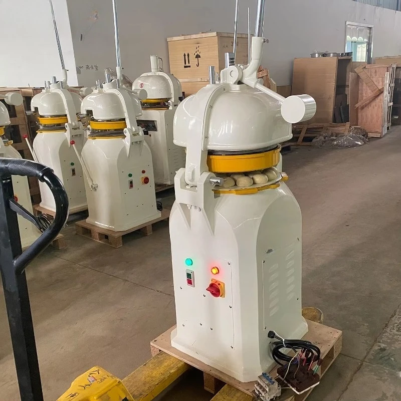 304 الفولاذ المقاوم للصدأ القاطع المخابز التجارية الخبز العجين الكرة كعكة ماكينة شبه التلقائي مقسم العجين آلة مستدير