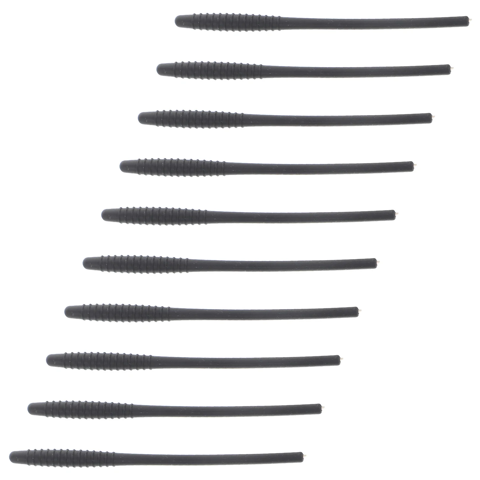 

10Pcs Silicone Temple Tips Anti-Slip Soft Eyeglass Tube Sleeves Replacement Comfortable Secure Fit for Daily Wear Glasses