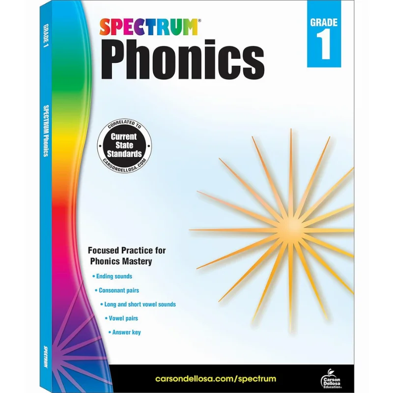 Spectrum Phonics Grade 1 Carson Dellosa Education Carson Dellosa Education 9781483811826 Book