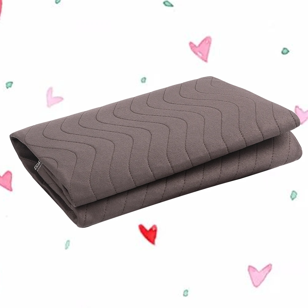 

Large Reusable Pet Waterproof Bed Mat Coffee Color Washable Puppy Pads Absorbs Fluids Protects Mattress Floor Rug for Indoor Use