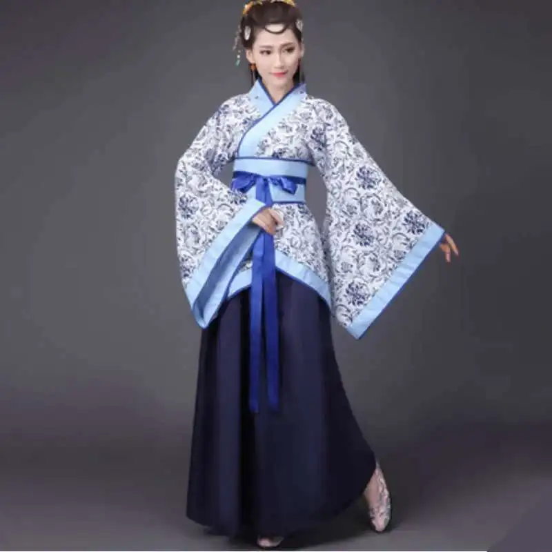 الكبار تانغ دعوى أداء Hanfu أنثى شيونغسام امرأة جديدة مرحلة فستان رقص الأزياء الصينية التقليدية السنة الجديدة